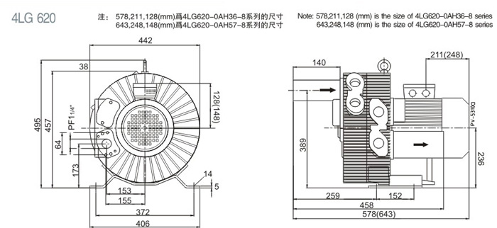 4LG620尺寸圖