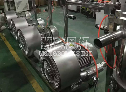 高壓風機使用現場之中央供料系統